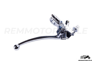 Motorcycle Brake Lever and Motorcycle Clutch Lever Chrome and Brass 22 mm or 25 mm