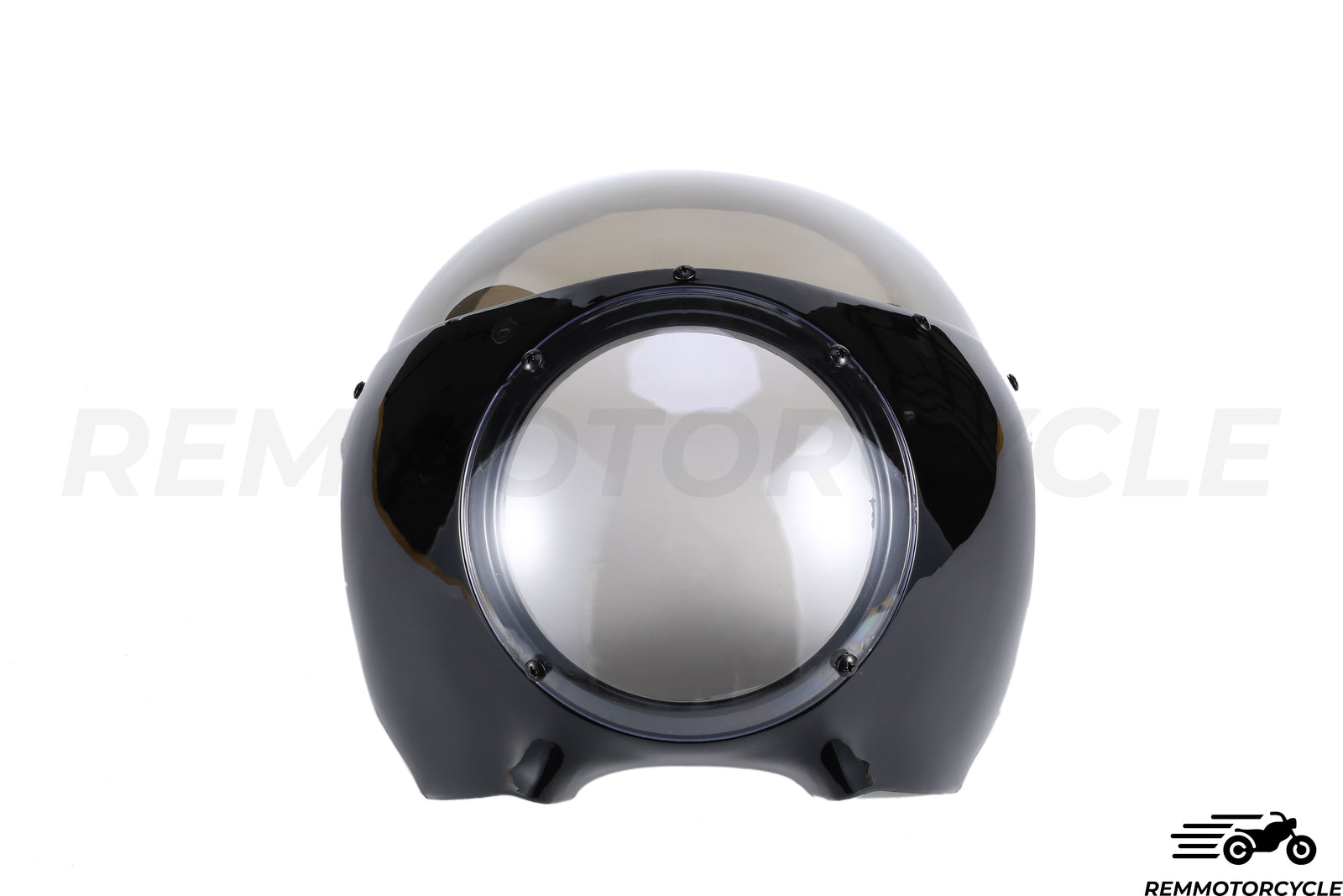 Carcasa de faro Cafe Racer Negra Tipo 2 