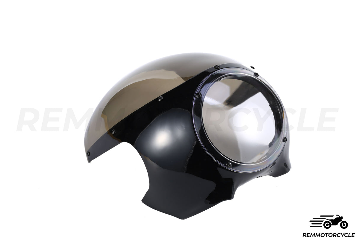 Carcasa de faro Cafe Racer Negra Tipo 2 