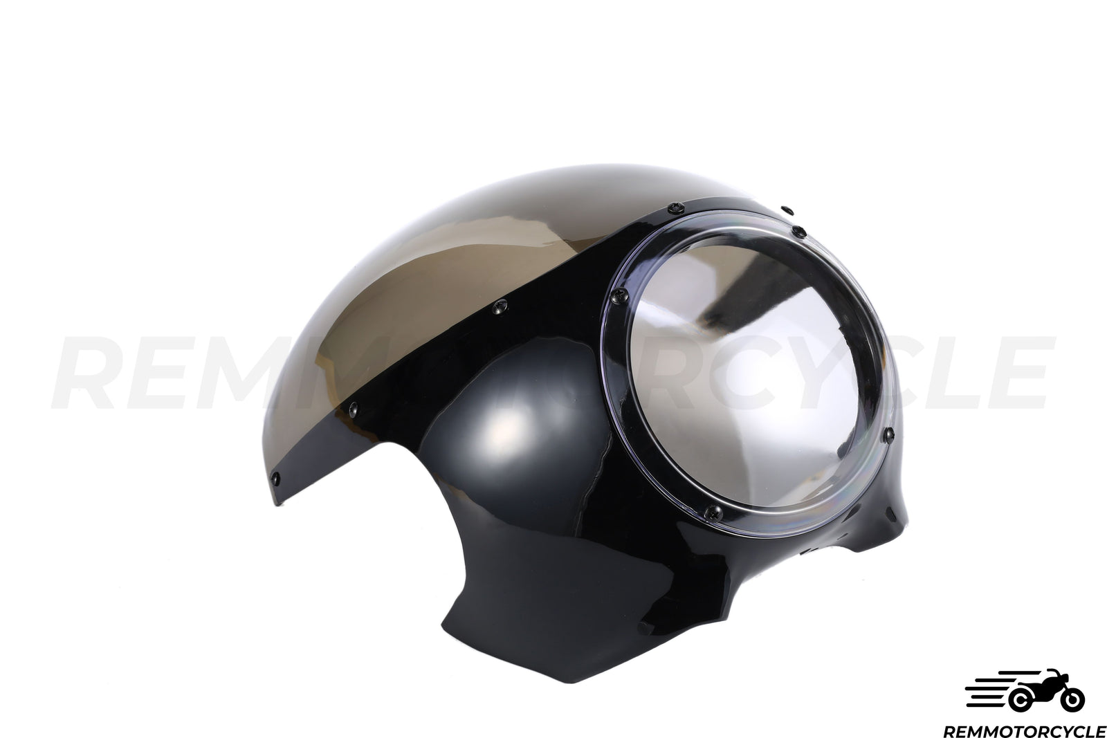 Carcasa de faro Cafe Racer Negra Tipo 2 