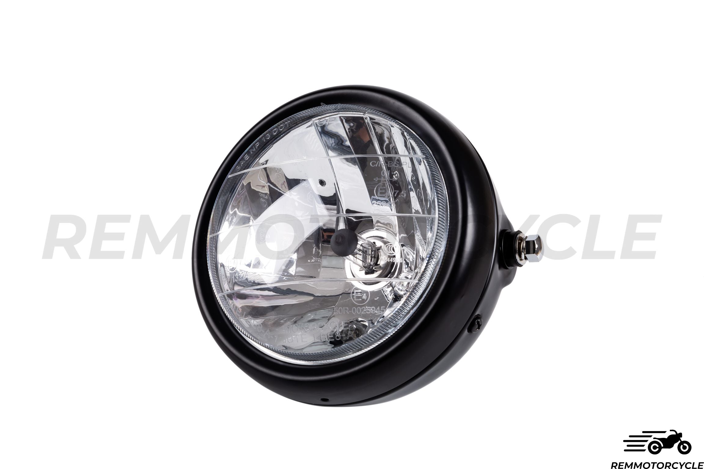 Phare Moto Rond Homologué - REMMOTORCYCLE