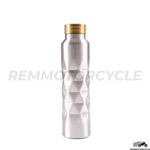 Additional tank Upper motorcycle type Bottle Cap in BRASS 1 L with support