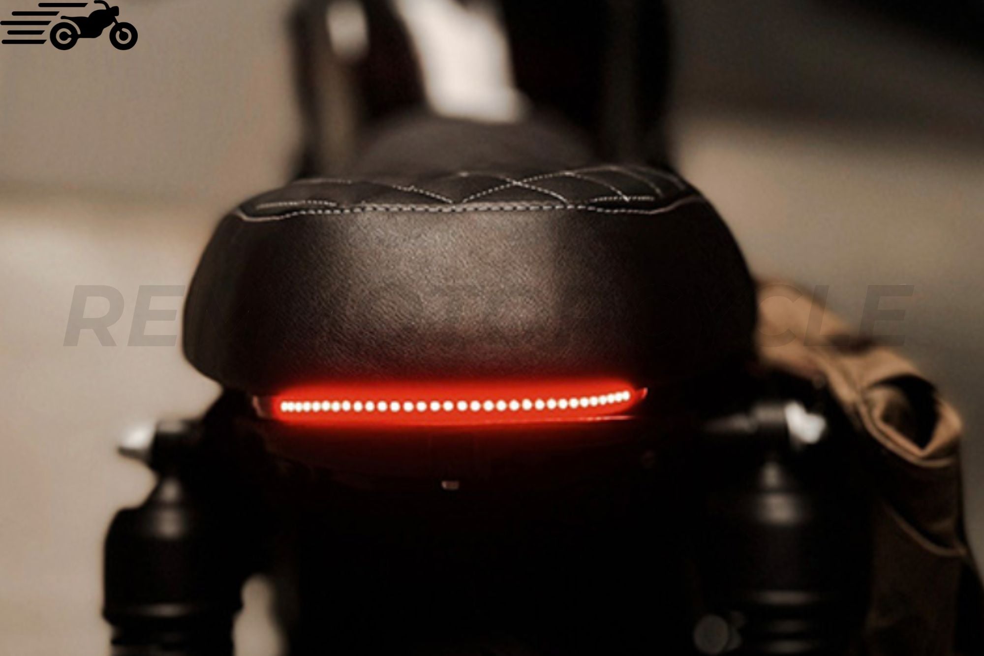 Bande LED pour feux arrière de moto café-racer, bobber ou custom