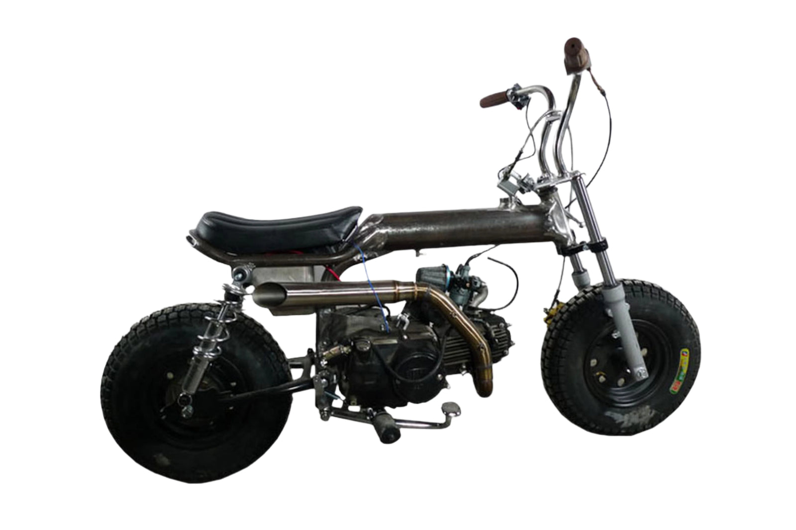 Cadre DAX - MONKEY - Mini 4 temps avec réservoir, selle et bande LED intégré