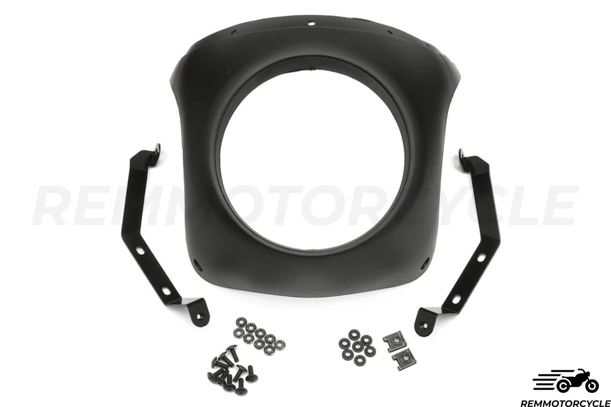 Cafe racer black, matt black, beige or red fork