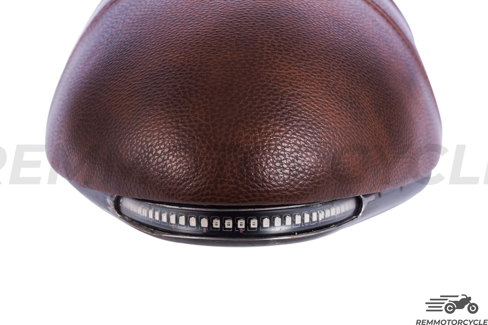 Racing 2 saddle with brown led band loop
