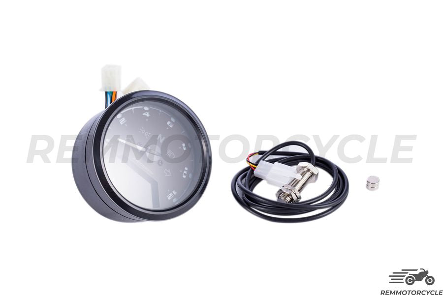 Contatore Moto Cafe Racer Digitale Con Supporto 
