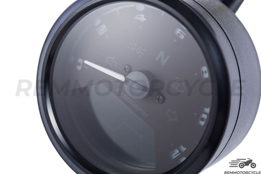 Contatore Moto Cafe Racer Digitale Con Supporto 