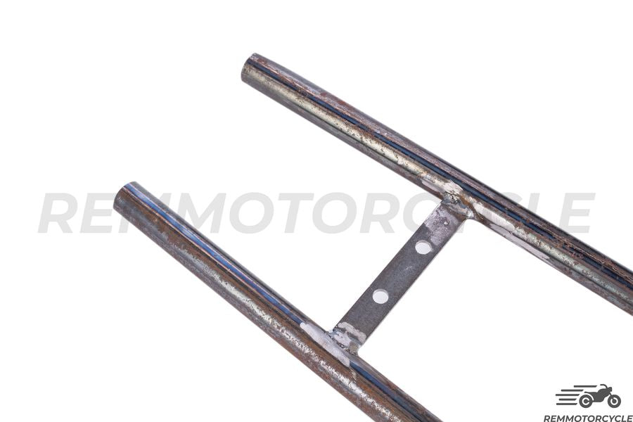 Black saddle black shell with long integrated led loop