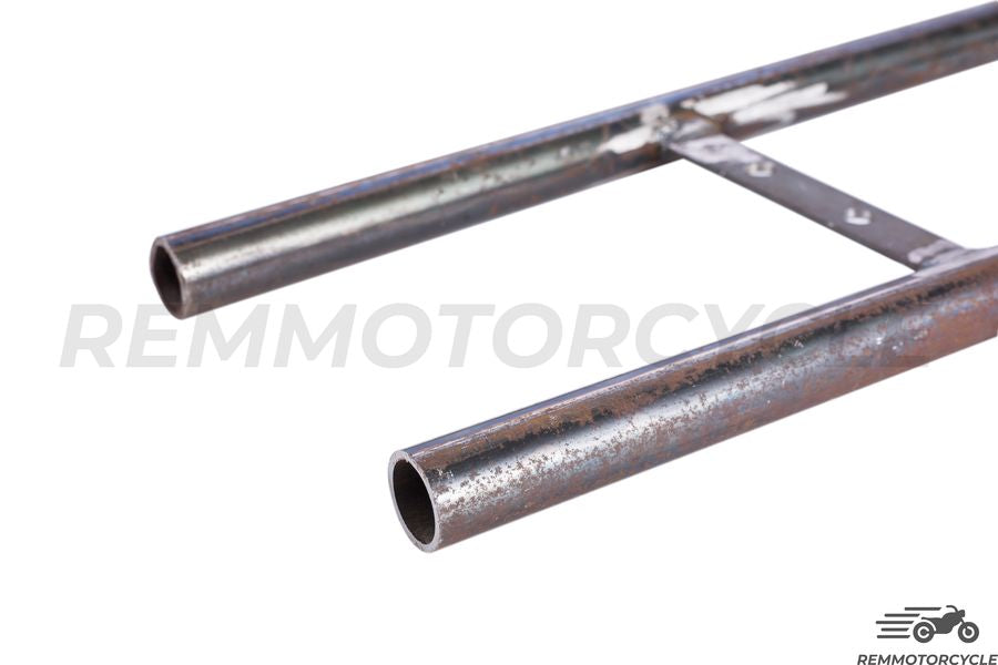 Black saddle black shell with long integrated led loop