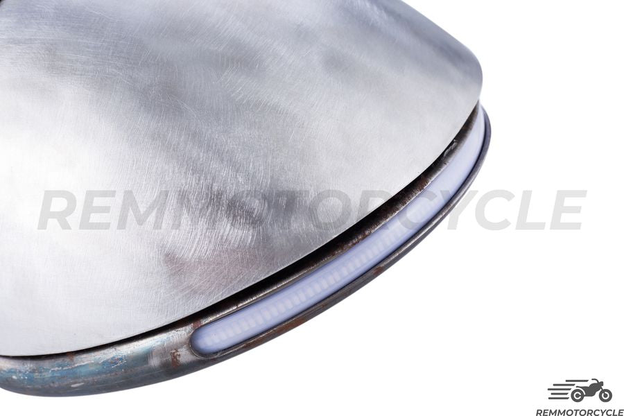 Aluminium skräddarsydd sadel med en sträckande LED-slinga