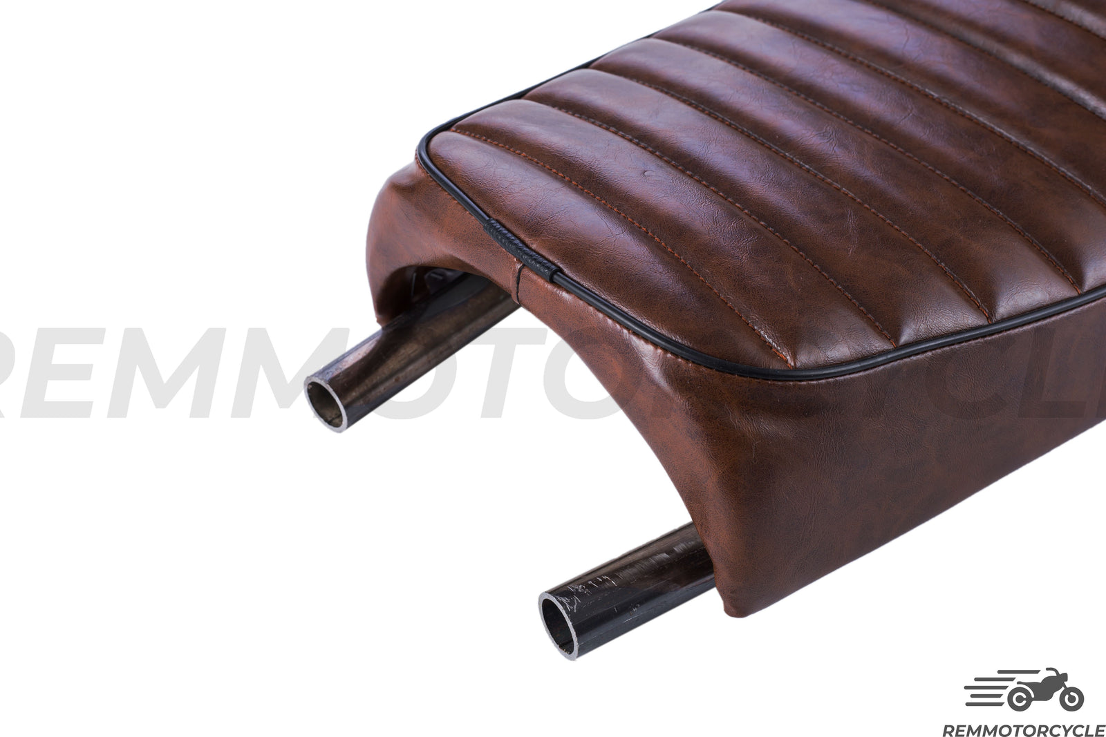 Brown Racing -Sattel + lange flache Schleife + LED