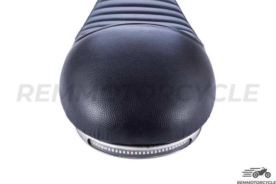 Renner schwarzer Sattel + lange flache Schleife + LED -Band