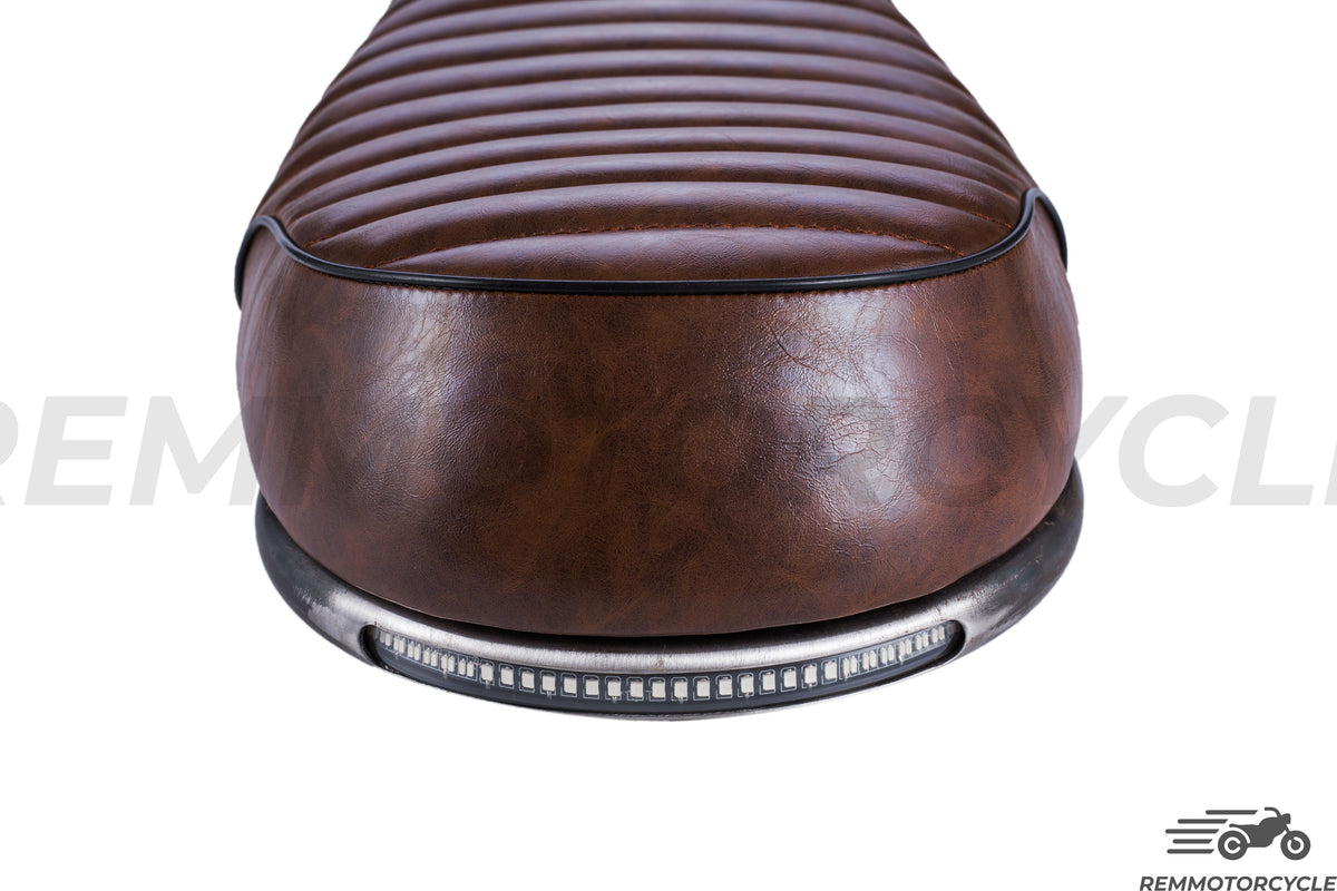 Scrambler Saddle dengan moto bleame led loop