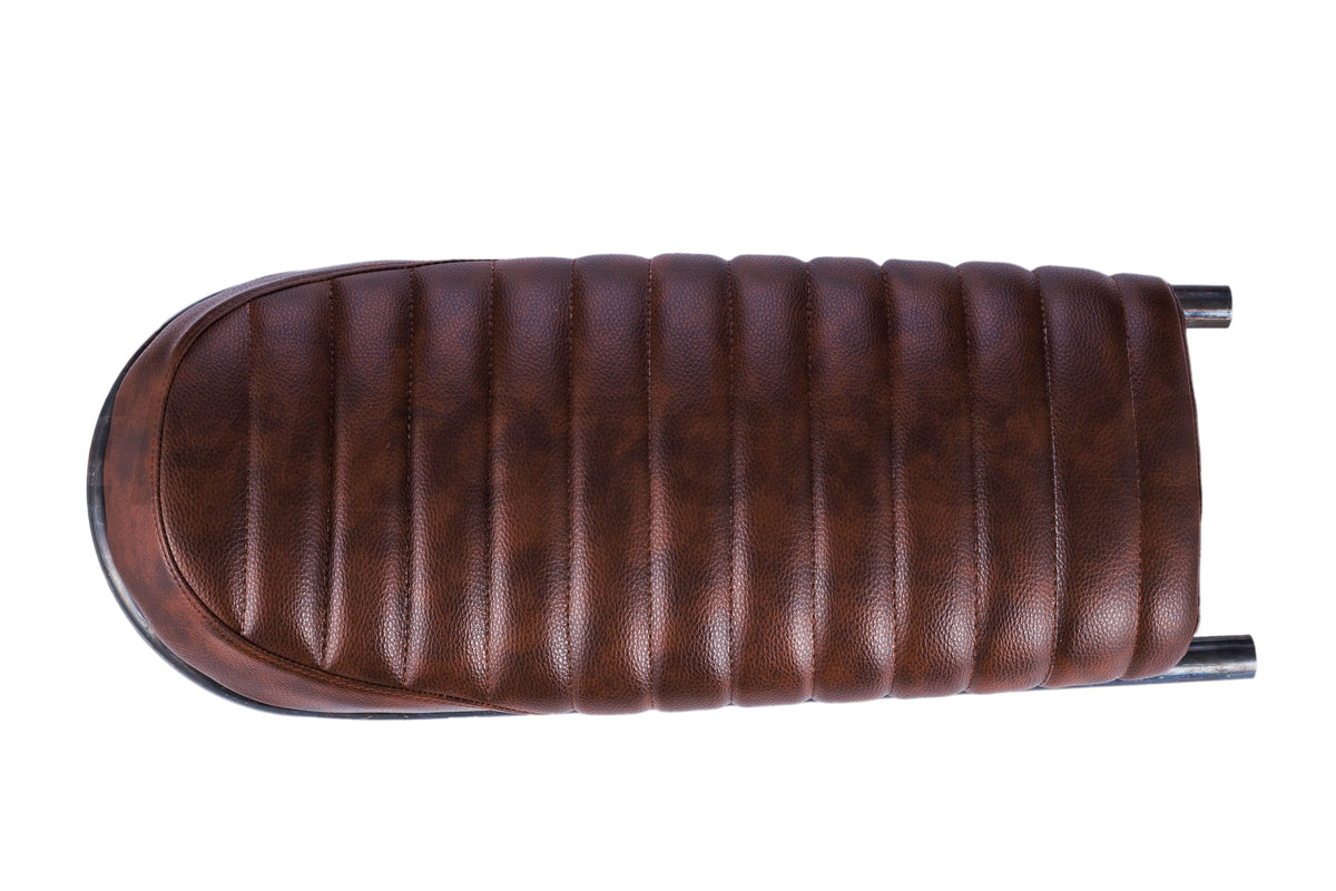 Selle Marron type 2 relevée fond en métal 50 ou 60 cm avec Boucle Avec ou Sans LED