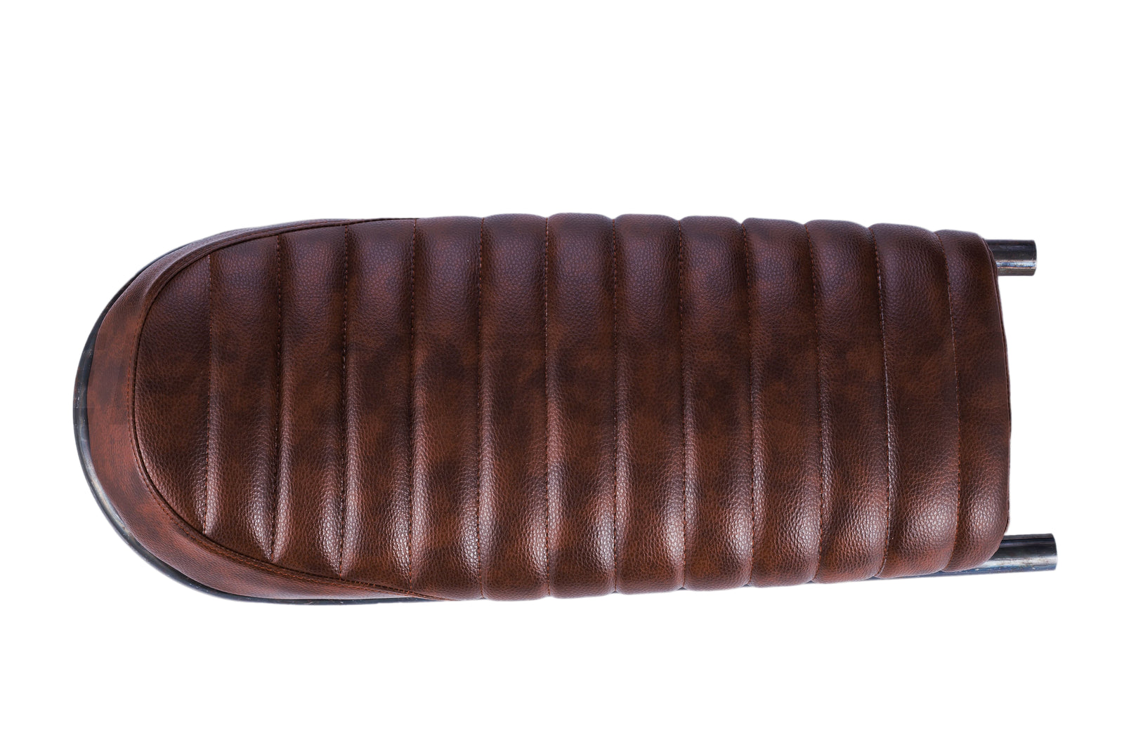 Selle Marron type 2 relevée fond en métal 50 ou 60 cm avec Boucle Avec ou Sans LED