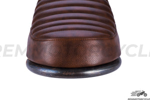 Brown saddle type 2 raised metal bottom 50 or 60 cm with Buckle With or Without LED