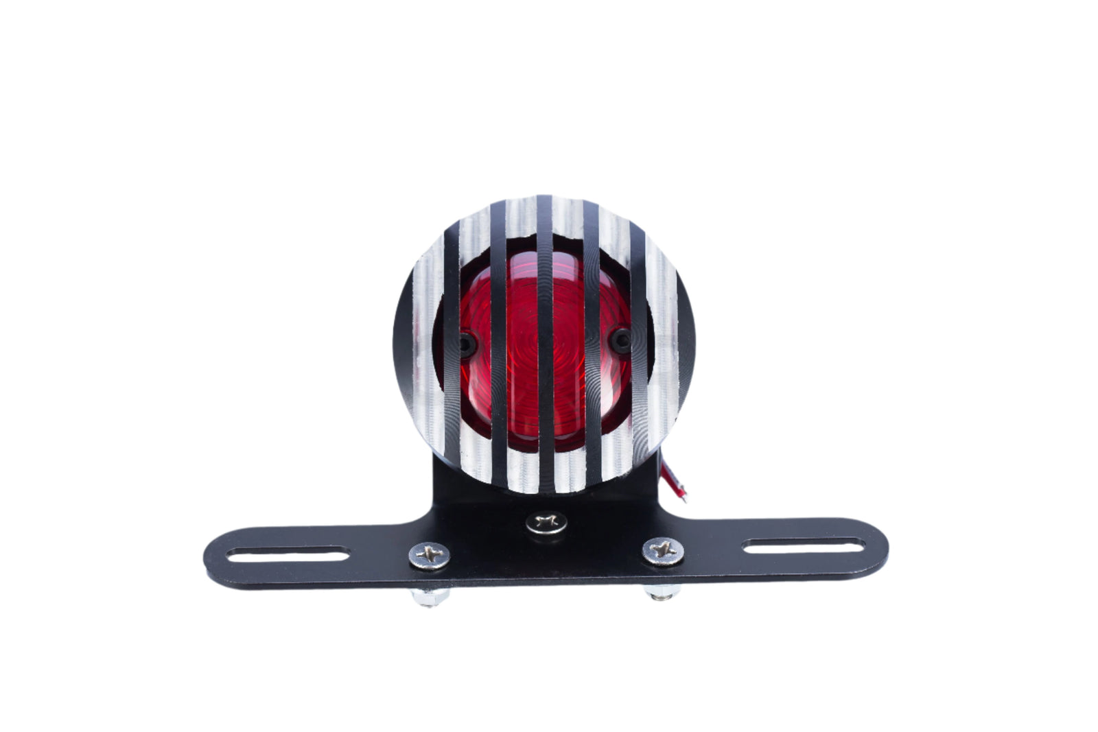 Fanale posteriore Griglia 2 CNC Argento/Nero 