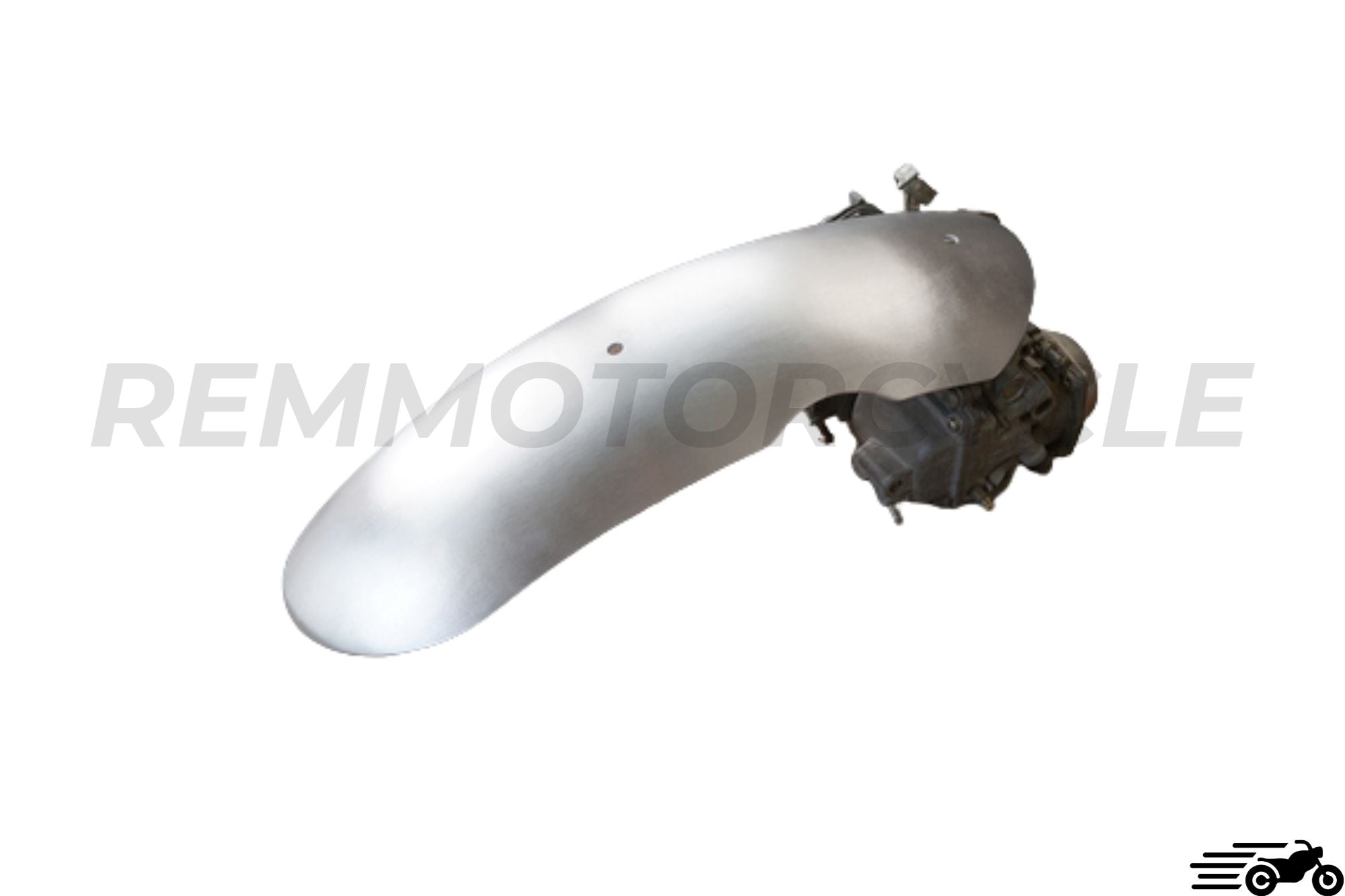 Scrambler Parafango Moto in Alluminio con Staffa