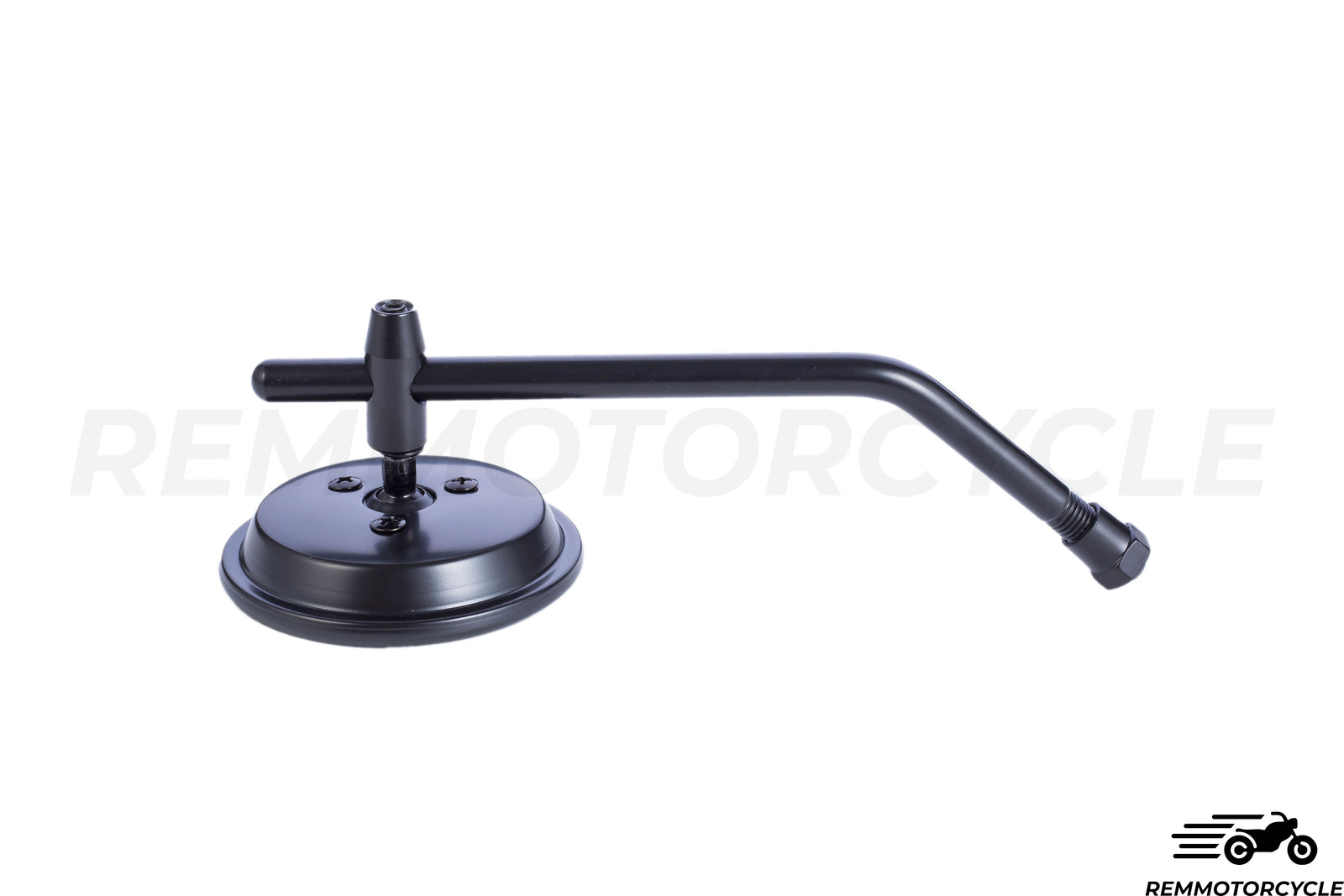 Specchietto Retrovisore Superiore Round Retro Classic Argento o Nero 8 o 10 mm 