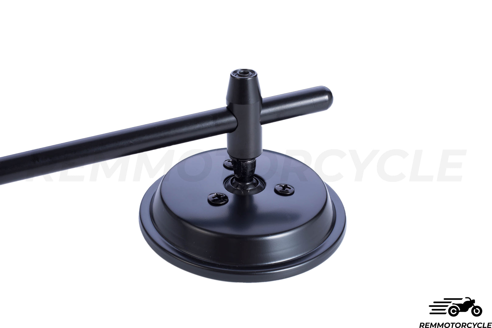 Specchietto Retrovisore Superiore Round Retro Classic Argento o Nero 8 o 10 mm 