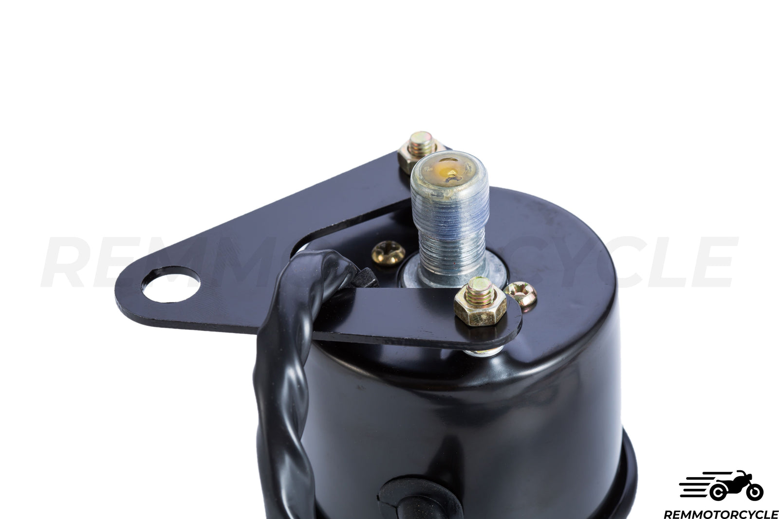 Contachilometri Moto Km/h Nero Sfondo Nero 