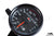 Motorcykelhastighedstæller km/h sort baggrund sort baggrund