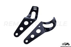 Motorcycle headlight support for fork diameter 28 to 34 mm