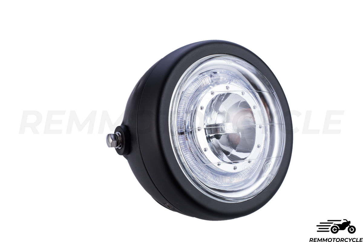 16.5 cm LED headlight with grids and halo