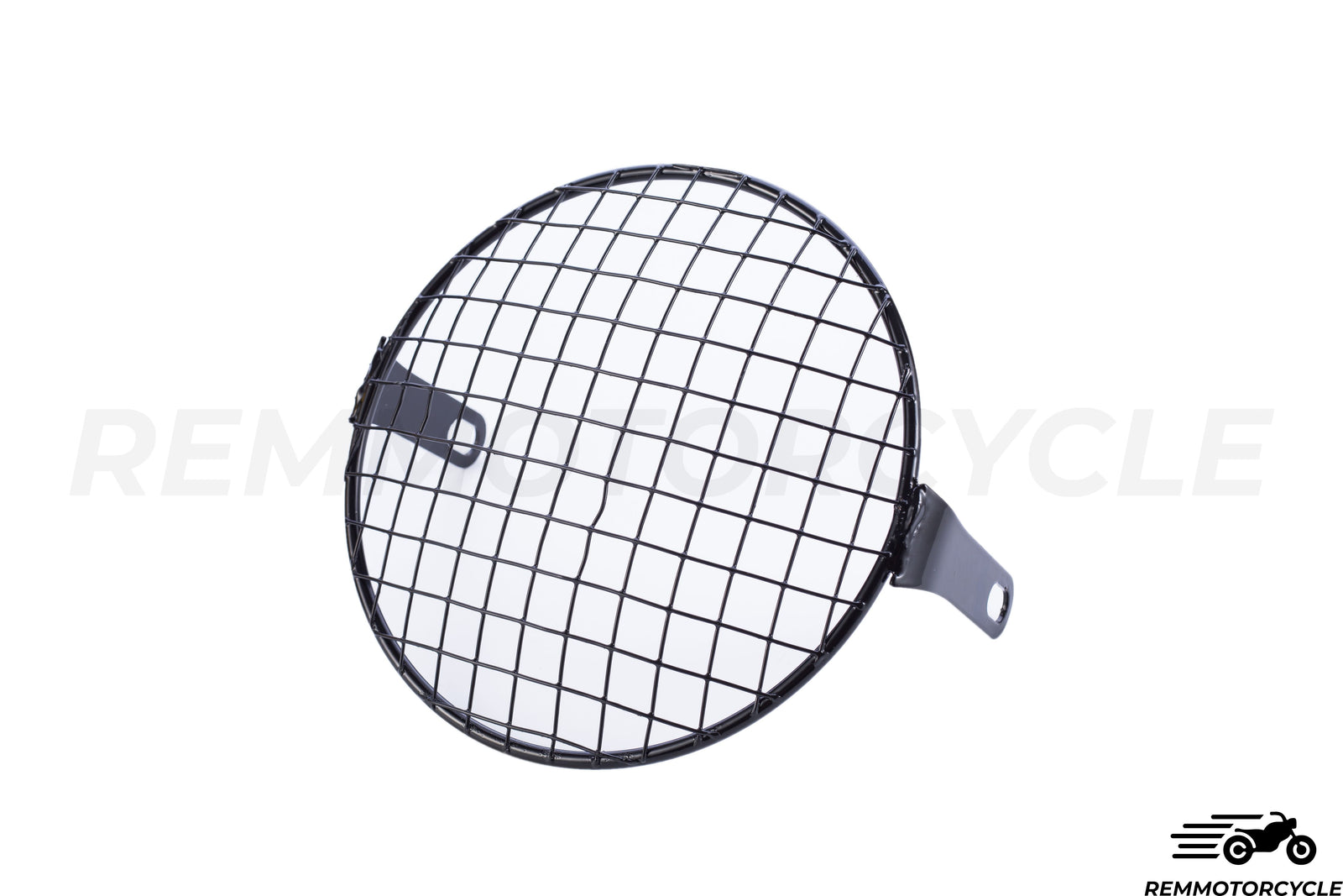 Lampu scrambler vintaj dengan grid