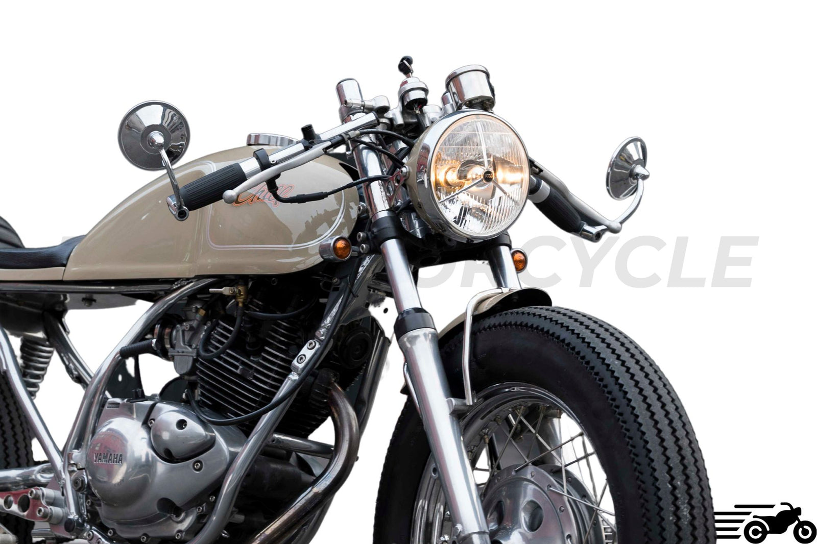 Farol de motocicleta Vintage Lucas P700