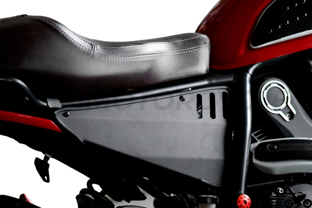 Aluminum side plates for Ducati Scrambler 800