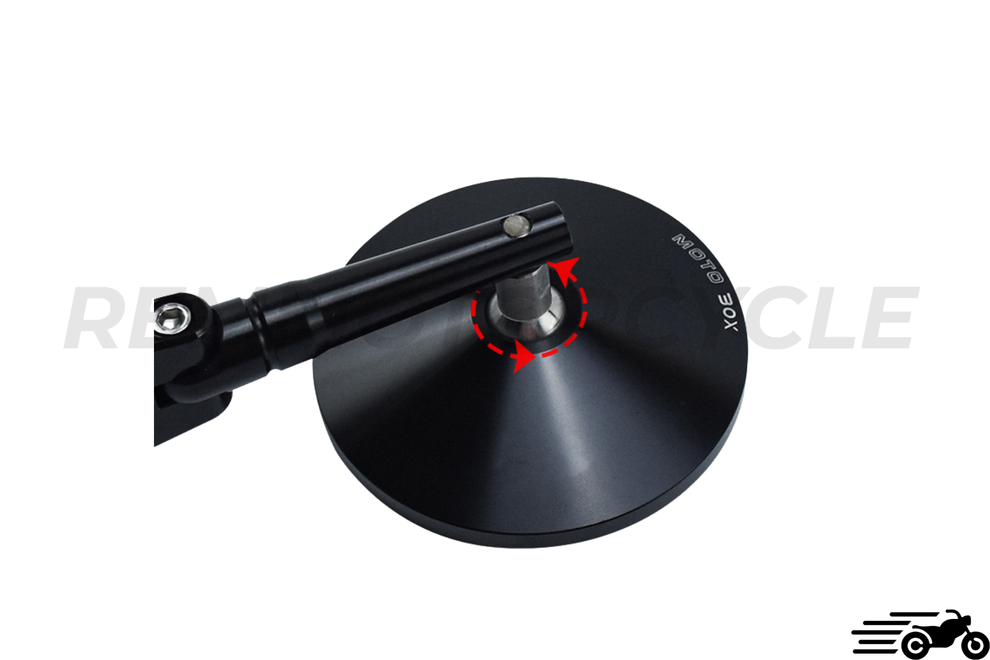 Motorfiets achteruitkijkspiegel, 1 paar 7/8 inch, universele Motorfiets achteruitkijkspiegel, 1 paar 7/8 inch, universele
